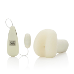 Люминесцентный мастурбатор-попка с вибрацией (Цвет: молочный)