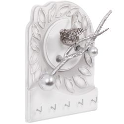 Полка-ключница Терра Бранч Айс Античное Серебро