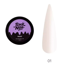 Гель-краска RockNail 01 Super White, 3г