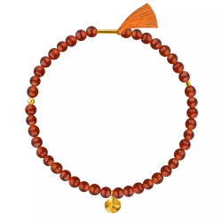 браслет из сердолика 4 мм