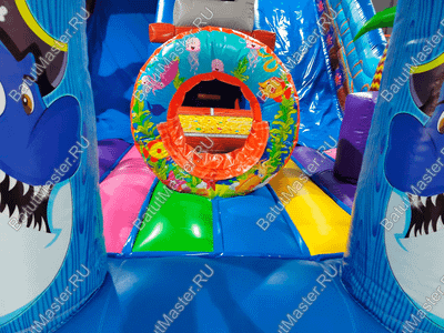 Коммерческий надувной батут "Полундра" 9*6*7 м