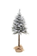 Заснеженная елка на ножке «Камилла» (литая хвоя с шишками) 1,5 м / 150 см