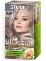 Essem Hair Studio Professional BioColor стойкая крем-краска для волос,90.105 Пепельный блондин, 115 мл