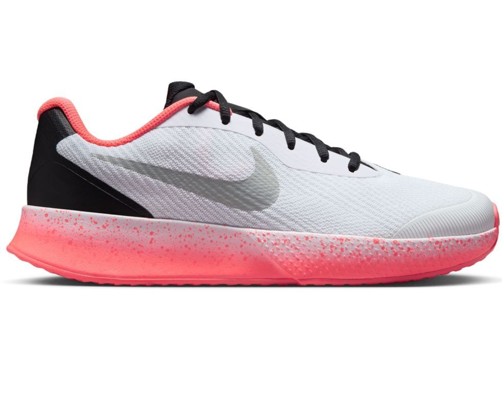 Женские Кроссовки теннисные Nike Vapor Lite 3 HC Premium - white/wolf grey/hot lava