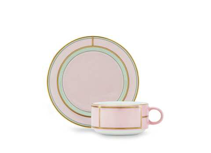 Чайная чашка с блюдцем Richard Ginori Diva Rosa (245 мл)