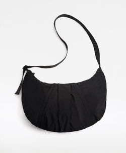 OYSHO Сумка через плечо овальной формы, черный