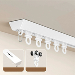 Ультратонкий алюминиевый карниз для штор, потолочный