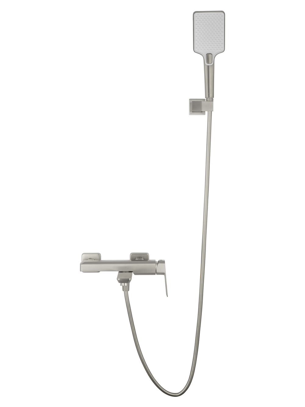 Смеситель для ванны с душем WONZON & WOGHAND DIAMOND, Брашированный никель (WW-88639011-BN)