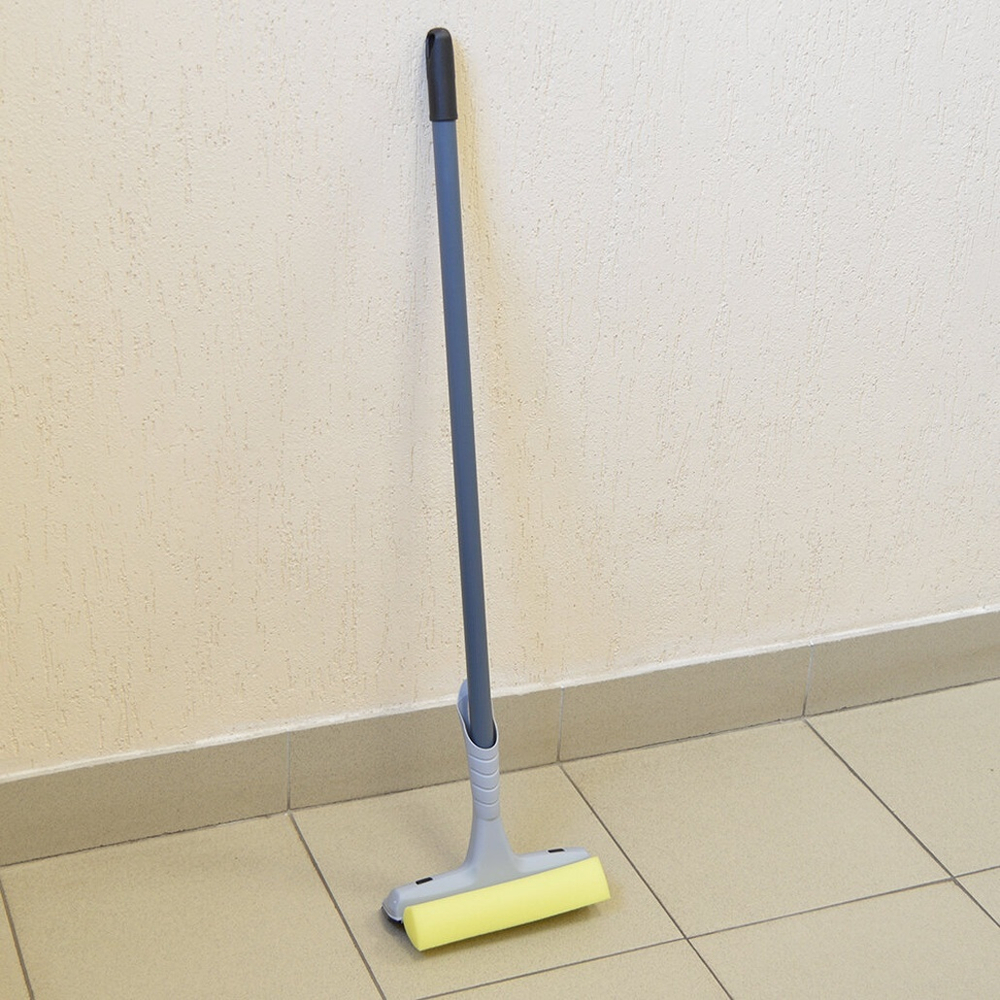 Окномойка "Etna" с телескопическим черенком 130см, размер L, серая