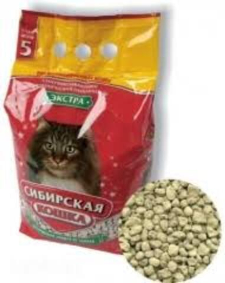 СИБИРСКАЯ КОШКА Наполнитель впитывающий Экстра 5 л