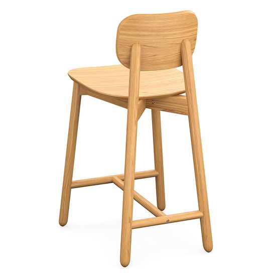 Стул полубарный saga, ясень