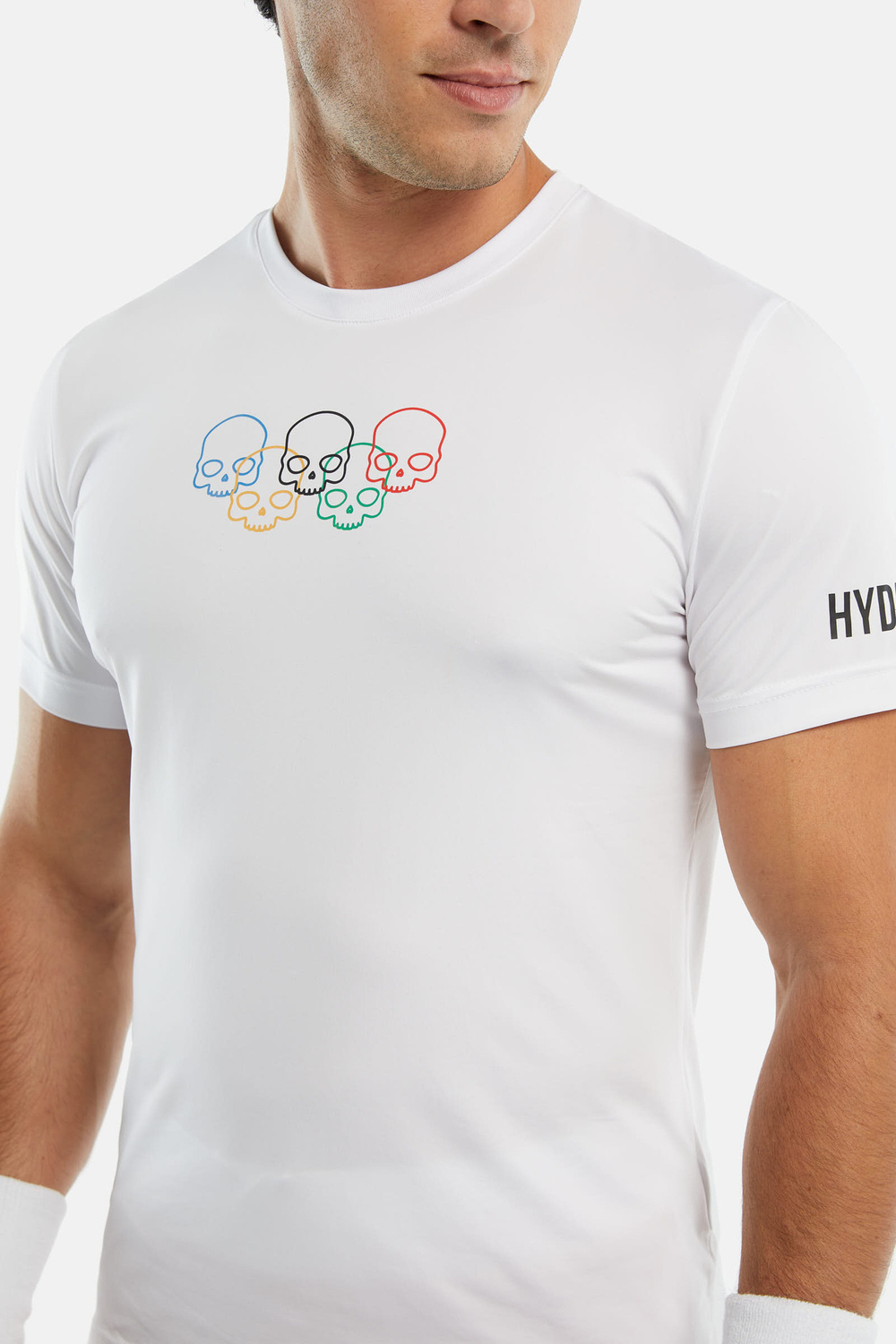 Мужская футболка HYDROGEN OLYMPIC SKULL TECH T-SHIRT (T00822-001)