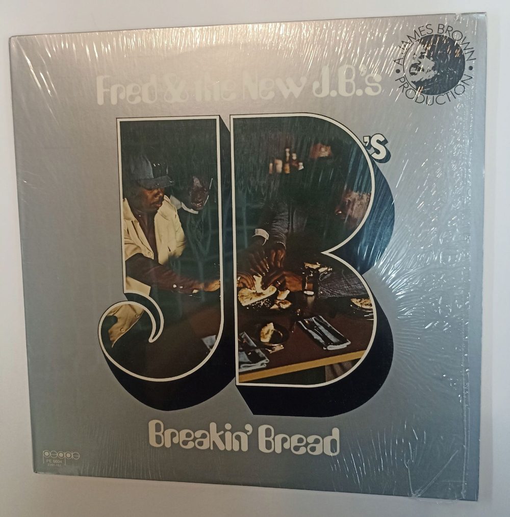 Винтажная виниловая пластинка LP Fred and The New J.B.s Breakin Bread (USA 1974)