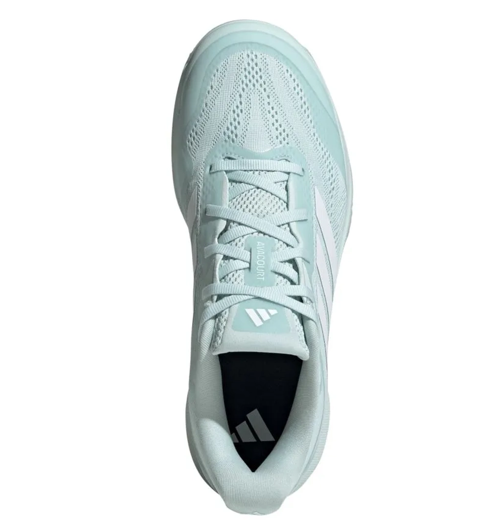 Женские Кроссовки теннисные Adidas Avacourt 3 Clay - halo mint/cloud white/cloud white