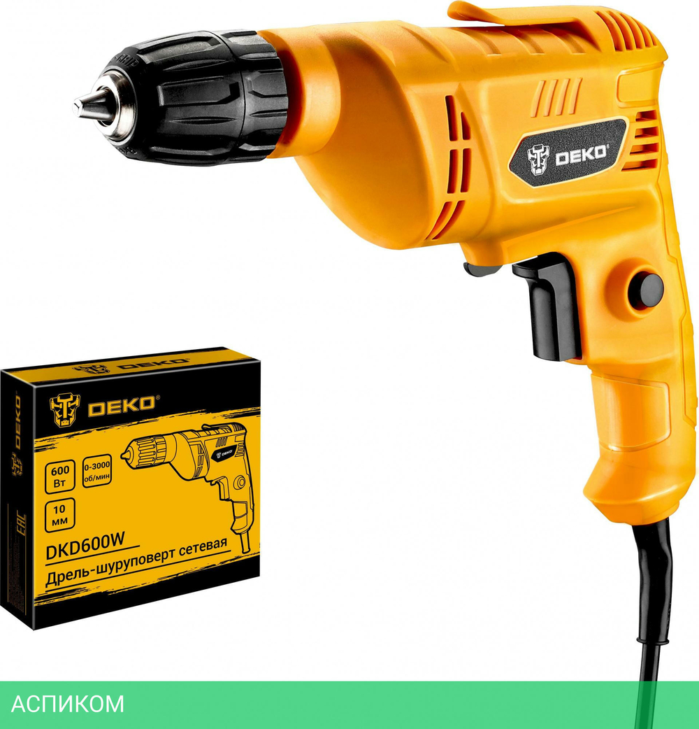 Дрель Deko DKD600W (063-4181)
