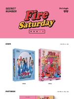 Альбом SECRET NUMBER - Fire Saturday 3rd Single Album STANDARD Edition RANDOM Version