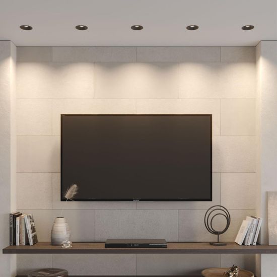 359855 WIR NT25 506 черный Светильник встраиваемый с переключателем цв. температуры IP20 LED 18W 220-240V 2700К\3200К\4000К NOVA