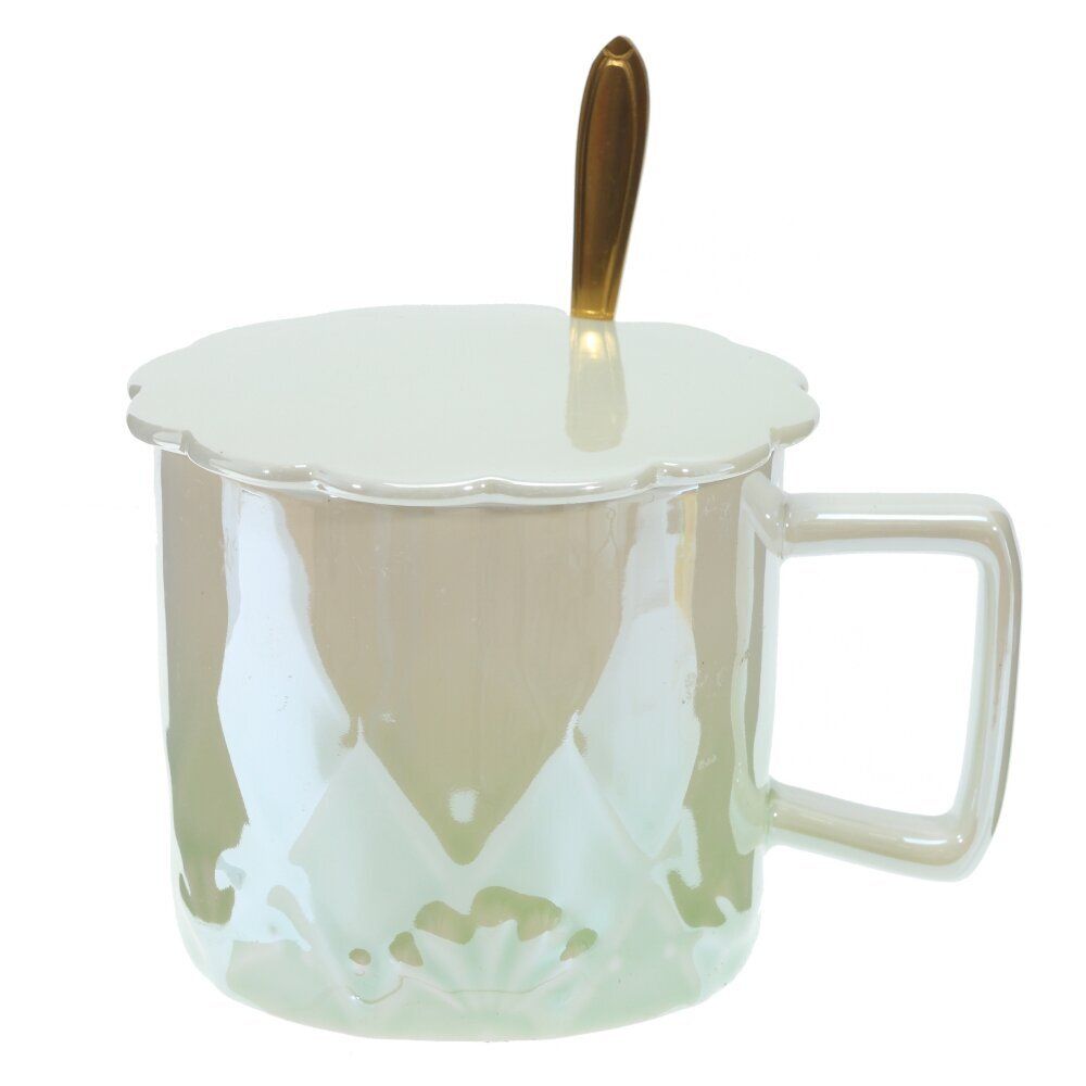 GAEM Кружка с крышкой, 420 мл, L13 W10 H9 см, 4в.