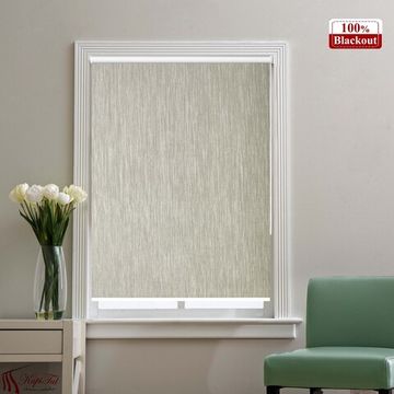 Рулонная штора Parma Блэкаут (светло-серый)