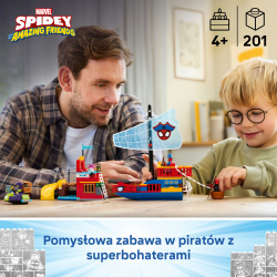 LEGO Marvel Spidey - Корабль пиратской команды Спайди 11208