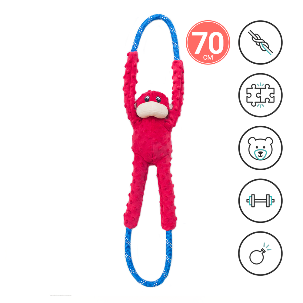 Игрушка-перетяжка RopeTugz Обезьянка ZippyPaws