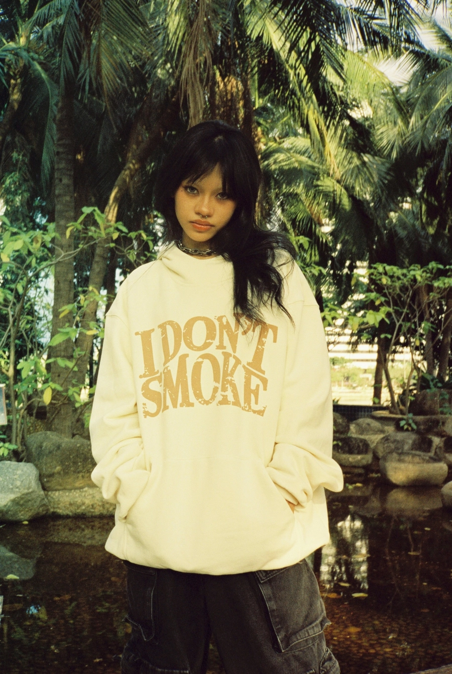 Худи DONSMOKE "Washed Logo" Oversized Hoodie