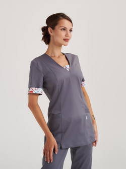 Костюм медицинский женский Бл-348а+Б-101