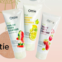 Ottie Йогуртовая пенка для умывания с клубникой Fruit Yogurt Foam Cleanser-Strawberry 150 мл