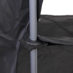 Кресло складное 2 в 1 до 100 кг DC-8077, 83*55/110*85 см, цвет: чёрный, ТуристМастер