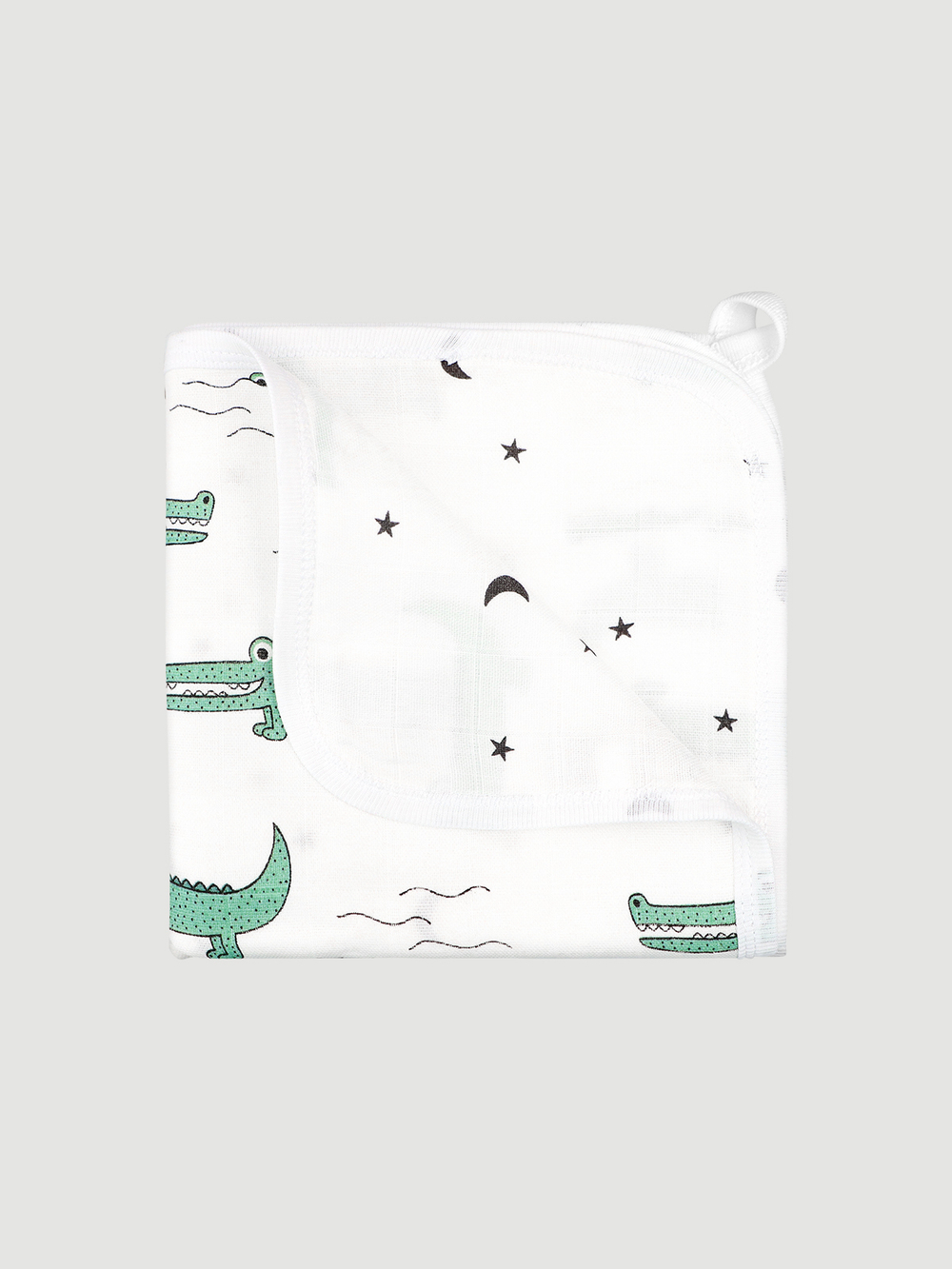 Муслиновое лёгкое одеяло Mjölk Крокодилы