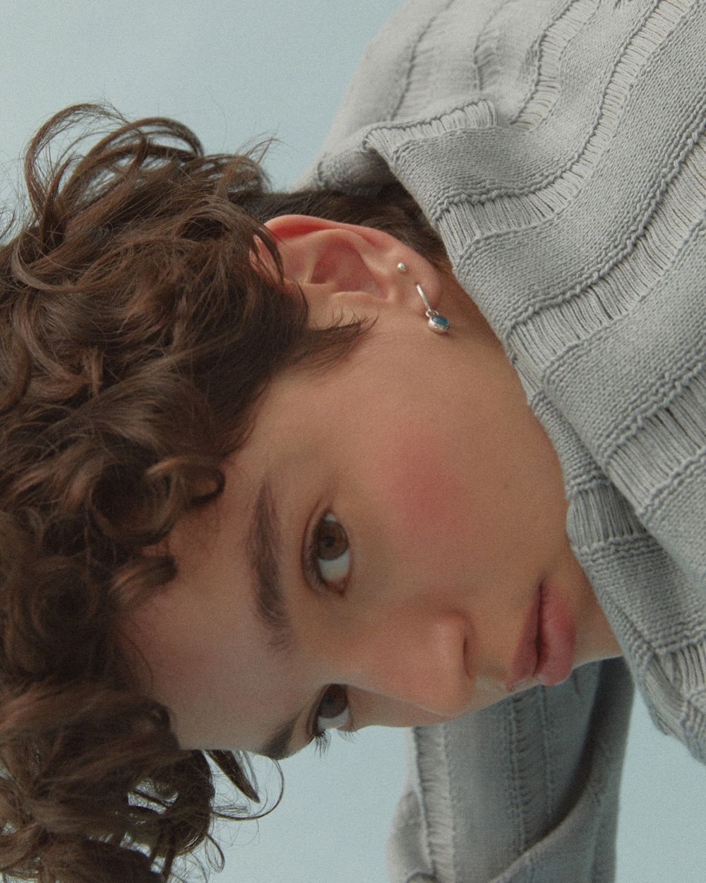 Шарм Alpha с голубым топазом