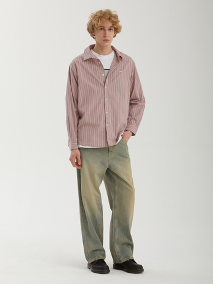 Мужские Джинсы Washed Stitch