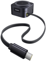 Зарядное устройство Baseus PicoGo 2-in-1 Qi2 15W + USB-C 67W USB Type-C черный