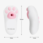 Вакуумный вибростимулятор клитора в виде лапки Otouch CiCi Kitty Plus Clitoral Suction Vibrator