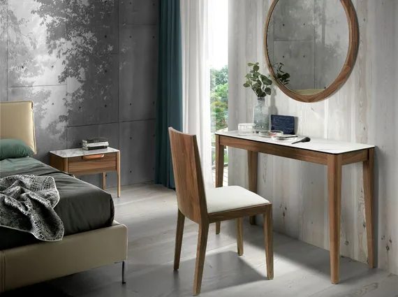 Консоль Angel Cerda 3082 из ореха с керамической столешницей