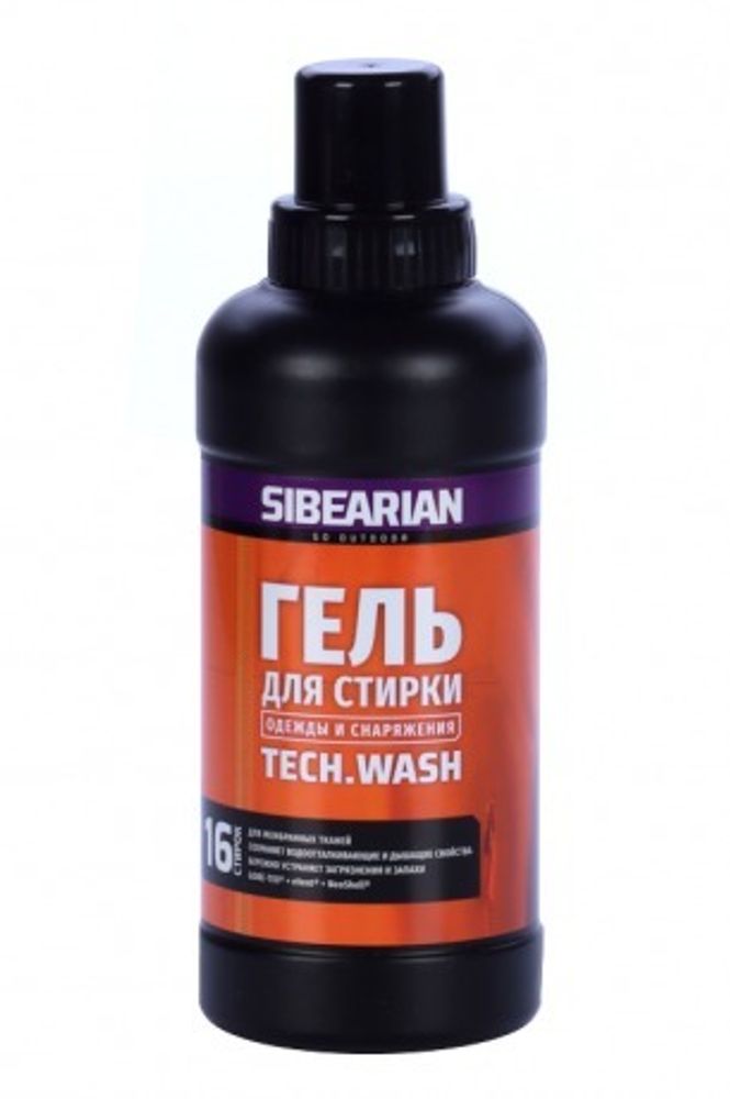Гель для стирки мембранных и технологичных тканей SIBEARIAN TECH WASH 250мл