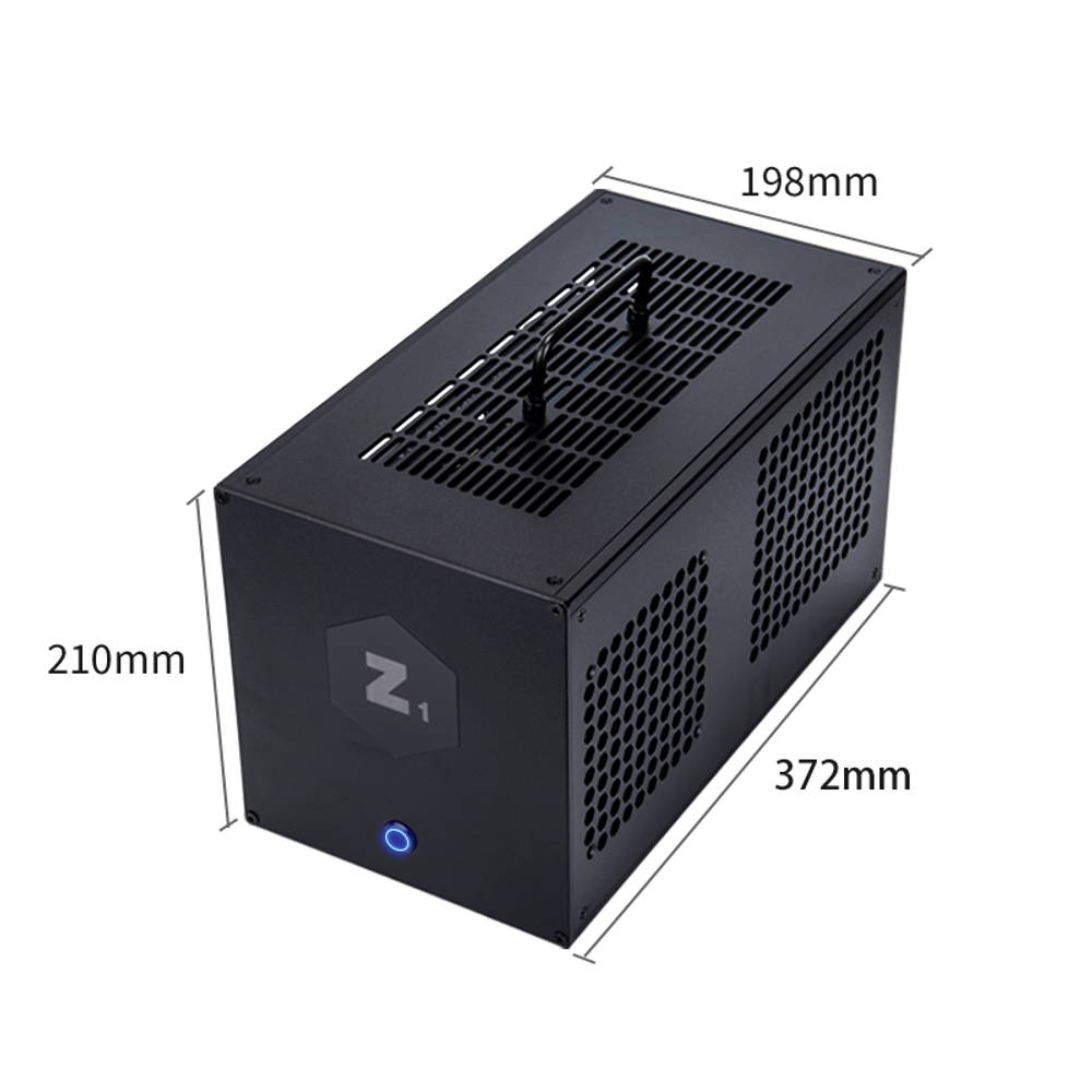 Внешний корпус для видеокарты Wikingoo Z1Max, EGPU, Thunderbolt 3/4. Уценка