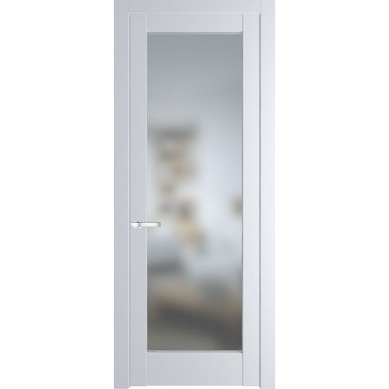 Межкомнатная дверь эмаль Profil Doors 4.1.2PD вайт остеклённая