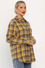 Рубашка Денни (желто-коричневая) Б14135-7М LT Collection