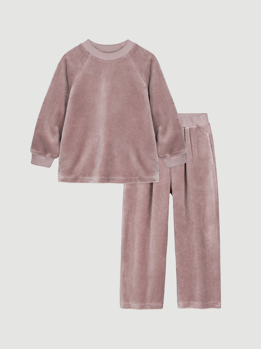 Велюровый комплект Mjölk (свитшот и брюки) Desert Rose