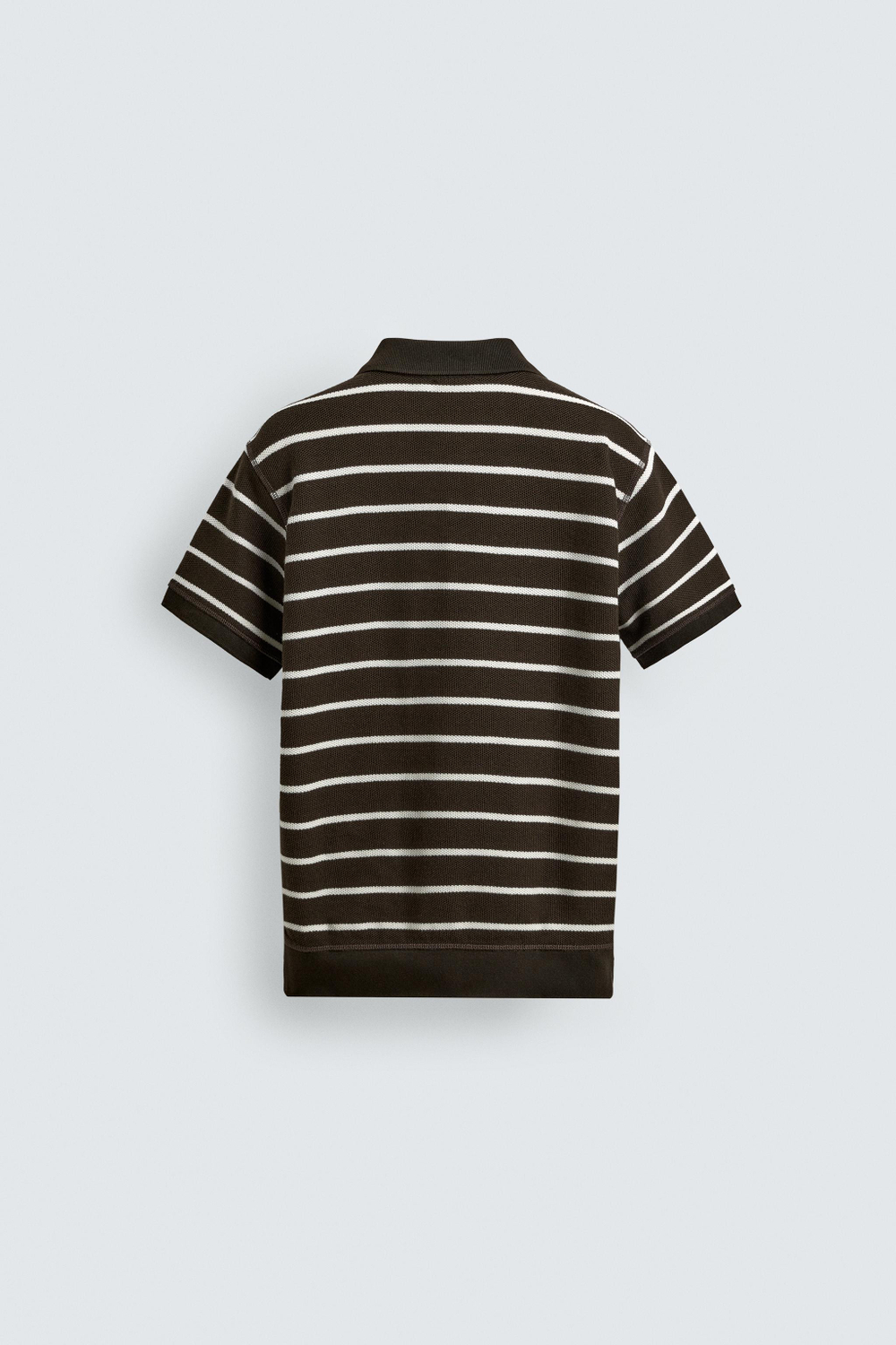 ZARA ПОЛО ПИКЕ REGULAR FIT, ПОЛОСКИ