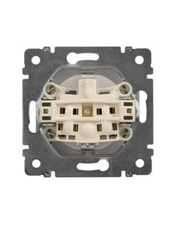 0321 Legrand Розетка со шторк. чёрный