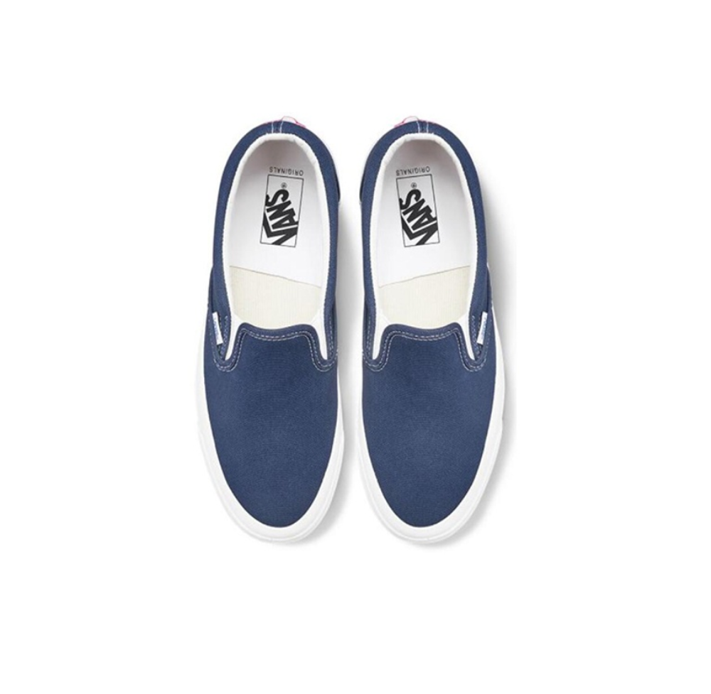 Слипоны Vans OG Classic Slip-On LX 'Navy White' VN0A45JK1X7