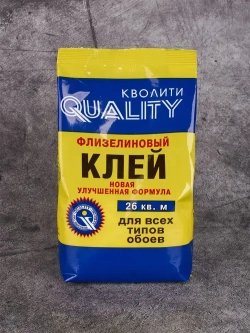 Клей для флизелиновых обоев 200 г Quality Флизелиновый (пакет)
