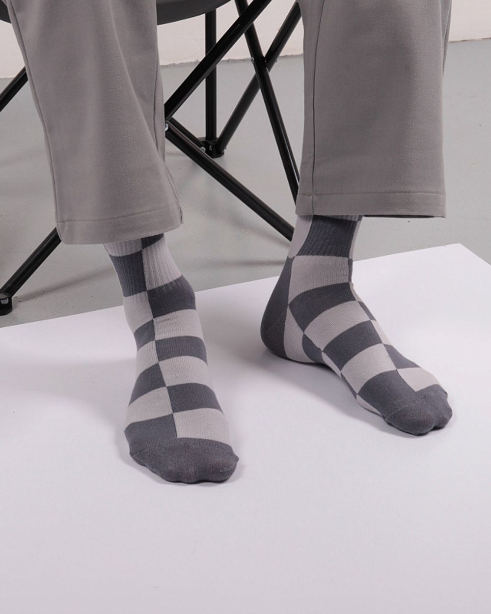 Носки Anteater Big Check Серые