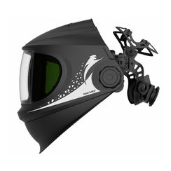 Щиток защитный лицевой сварщика РОСОМЗ НН38 Стальной Барс (маска сварщика) с откидным АСФ, арт. 53825