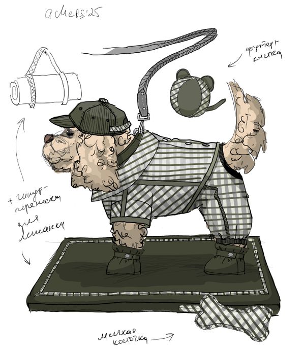 ИГРУШКА-КОСТЬ САВЬЕ ДЛЯ СОБАК ХАКИ