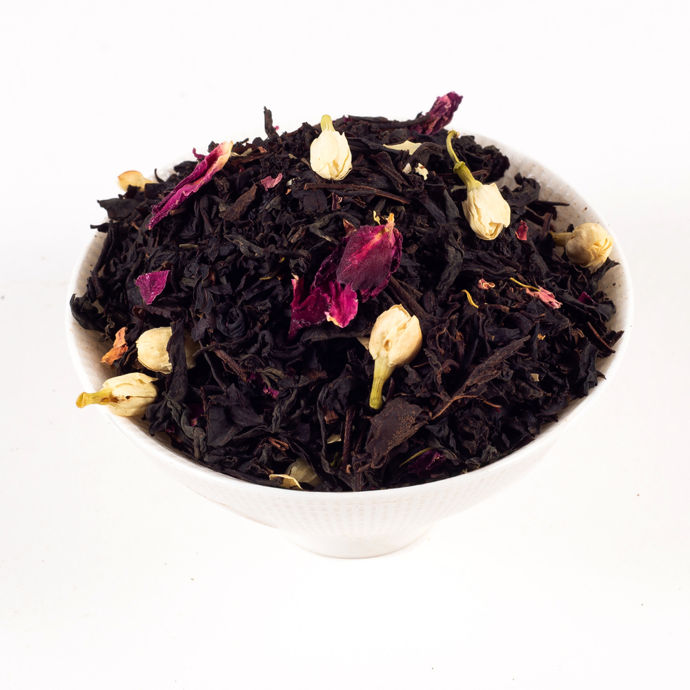 7787D Чай черный ароматизированный БАЗОВАЯ коллекция "Бурбонская роза"