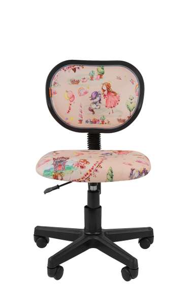 Кресло Chairman Kids 106 Россия ткань принцессы (чер)