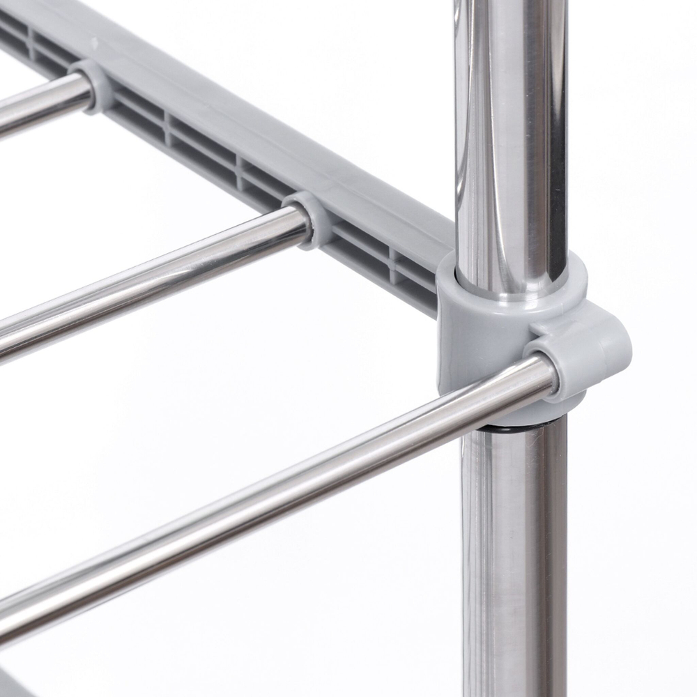 Вешалка напольная 92х42х155 см, мет-л, с колесами, телескоп, T2020-2585